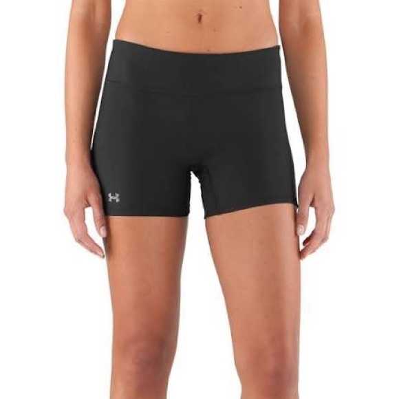 Under Armour Women's Black Compression/Biker Shorts 4” - Picture 1 of 6